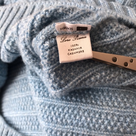 LORO PIANA CASHMERE V NECK SWEATER, MEN’S - Picture 8 of 9